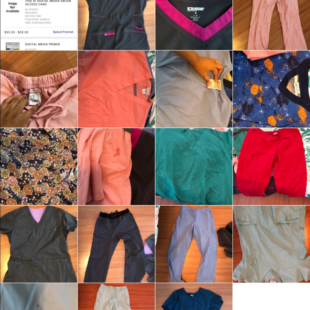 18 piece scrub lot MUST GO!